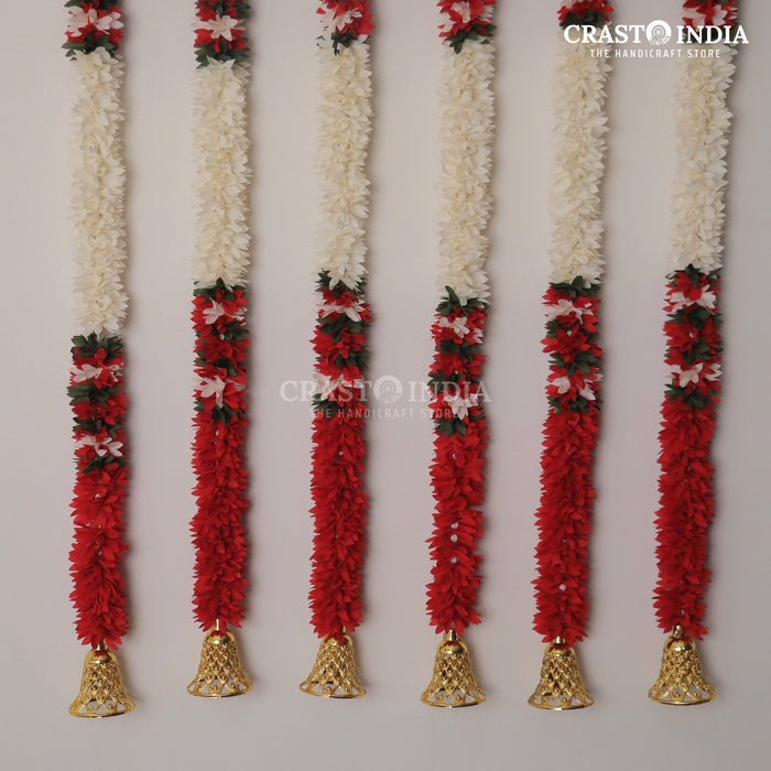 1 PAIR - CRASTO INDIA HANDCRAFTED FESTIVE SIDE-HANGINGS #75