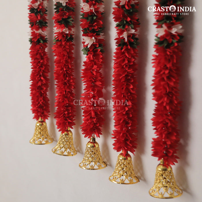 1 PAIR - CRASTO INDIA HANDCRAFTED FESTIVE SIDE-HANGINGS #75