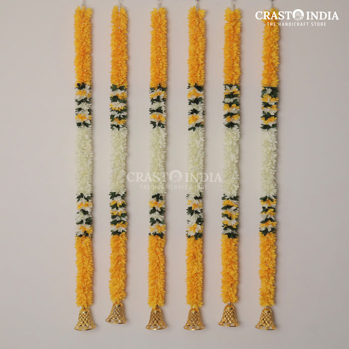 1 PAIR - CRASTO INDIA HANDCRAFTED FESTIVE SIDE-HANGINGS #75