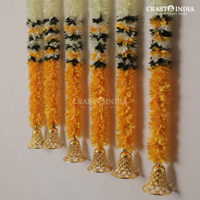 1 PAIR - CRASTO INDIA HANDCRAFTED FESTIVE SIDE-HANGINGS #75