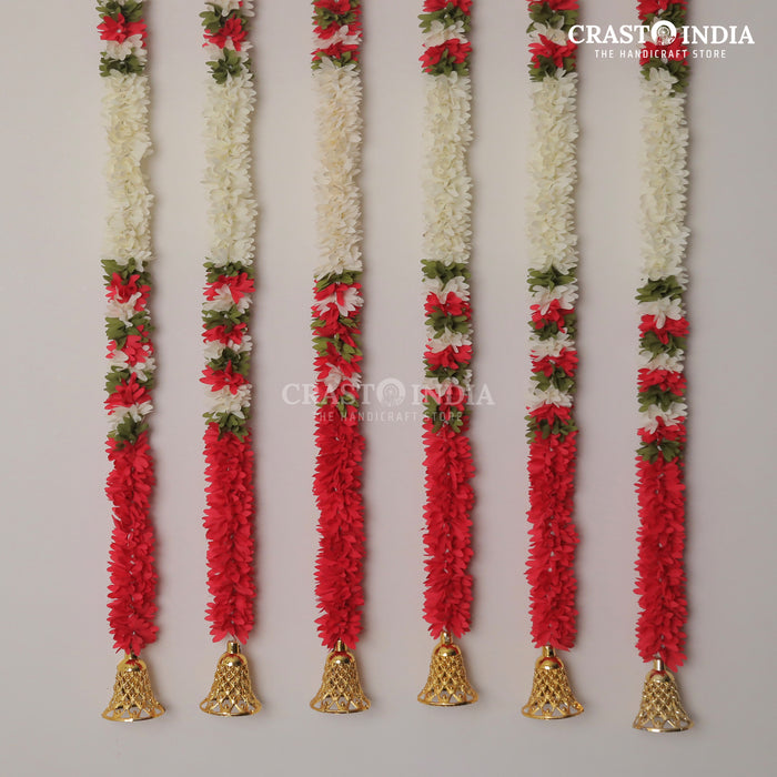 1 PAIR - CRASTO INDIA HANDCRAFTED FESTIVE SIDE-HANGINGS #75