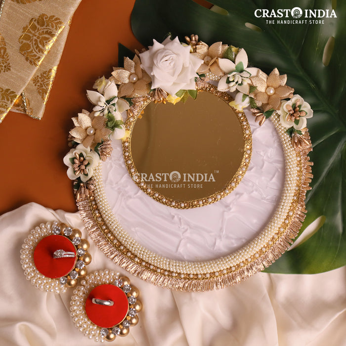 CRASTO INDIA HANDCRAFTED FESTIVE ENGAGEMENT RING PLATTER #6