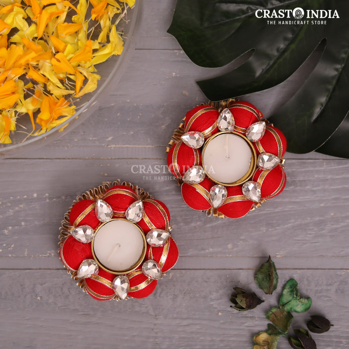 CRASTO INDIA HANDCRAFTED FESTIVE DIYA #21 (PAIR)