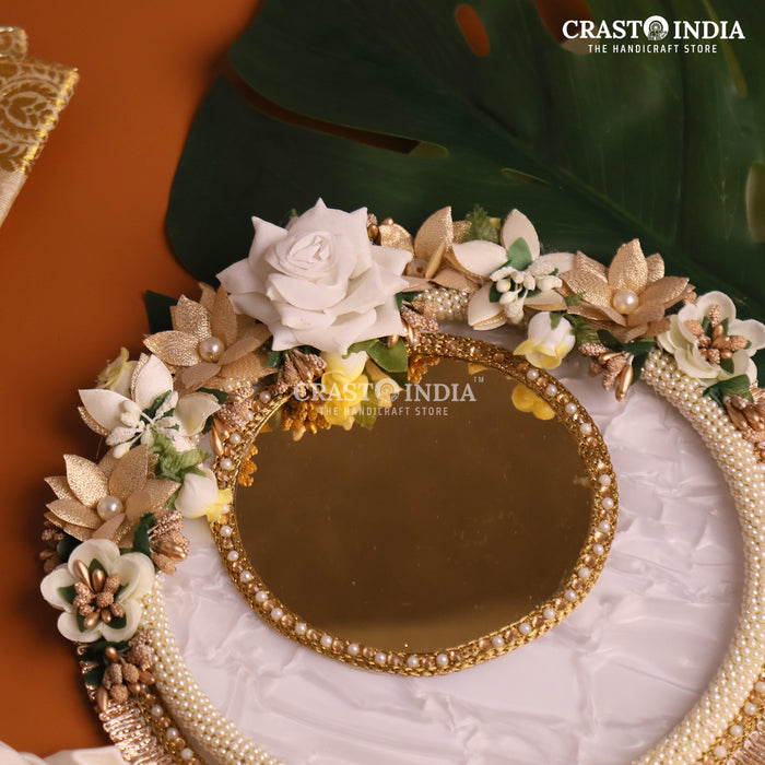 CRASTO INDIA HANDCRAFTED FESTIVE ENGAGEMENT RING PLATTER #6