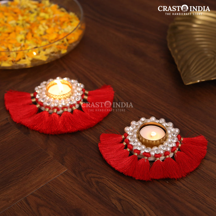 CRASTO INDIA HANDCRAFTED FESTIVE DIYA #31 (PAIR)