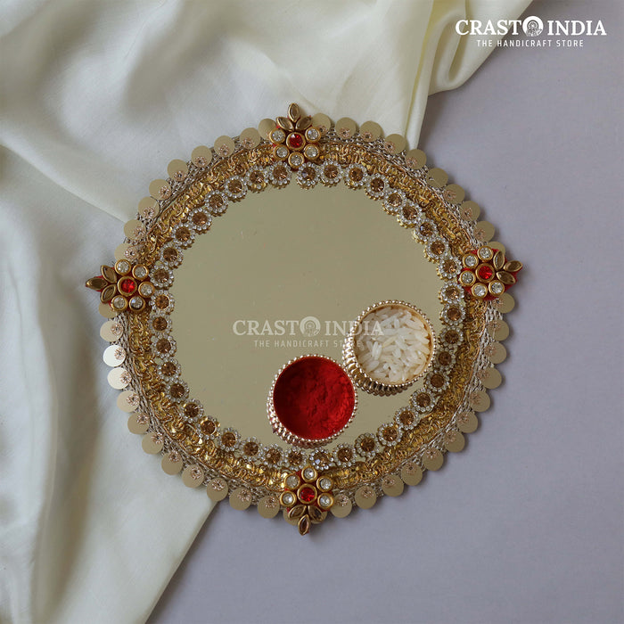 CRASTO INDIA HANDCRAFTED FESTIVE POOJA THALI #2