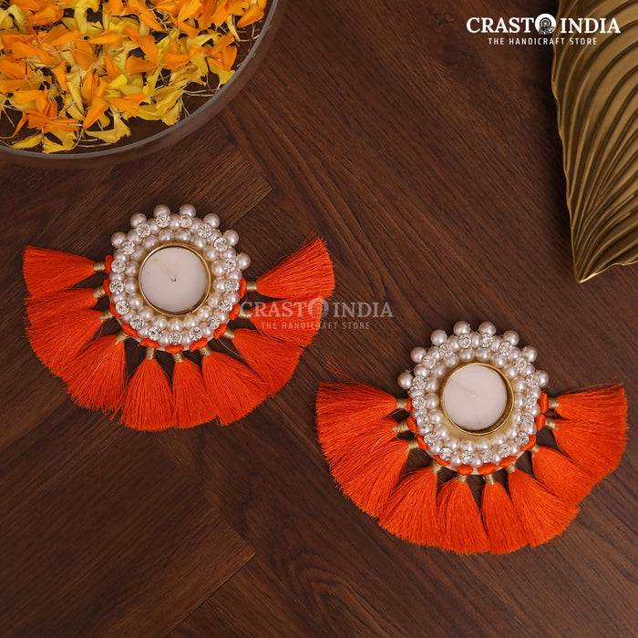 CRASTO INDIA HANDCRAFTED FESTIVE DIYA #31 (PAIR)