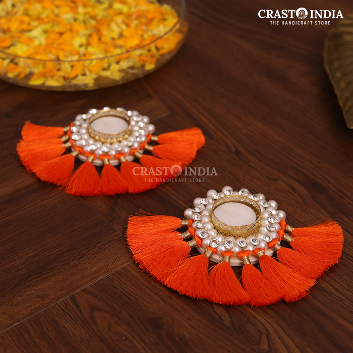 CRASTO INDIA HANDCRAFTED FESTIVE DIYA #31 (PAIR)