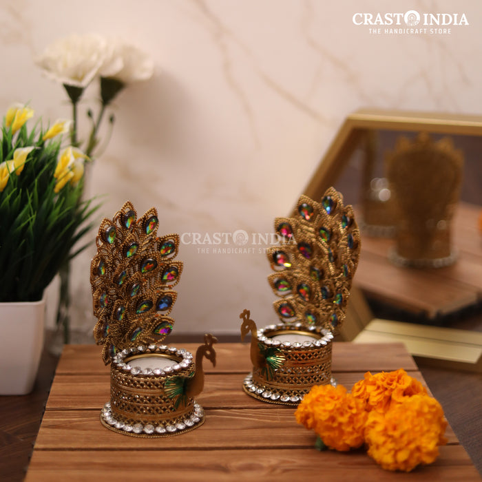 CRASTO INDIA HANDCRAFTED FESTIVE DIYA #35 (PAIR)