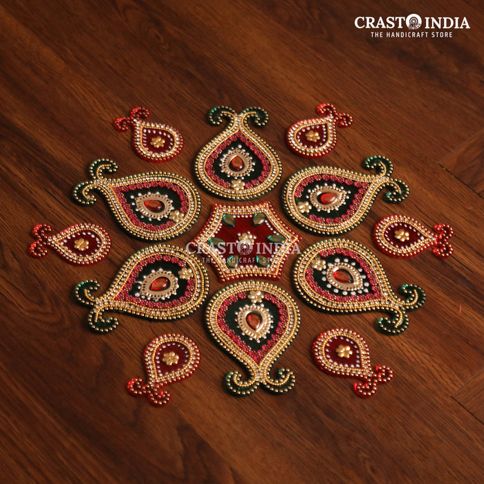 CRASTO INDIA HANDCRAFTED FESTIVE RANGOLI #40