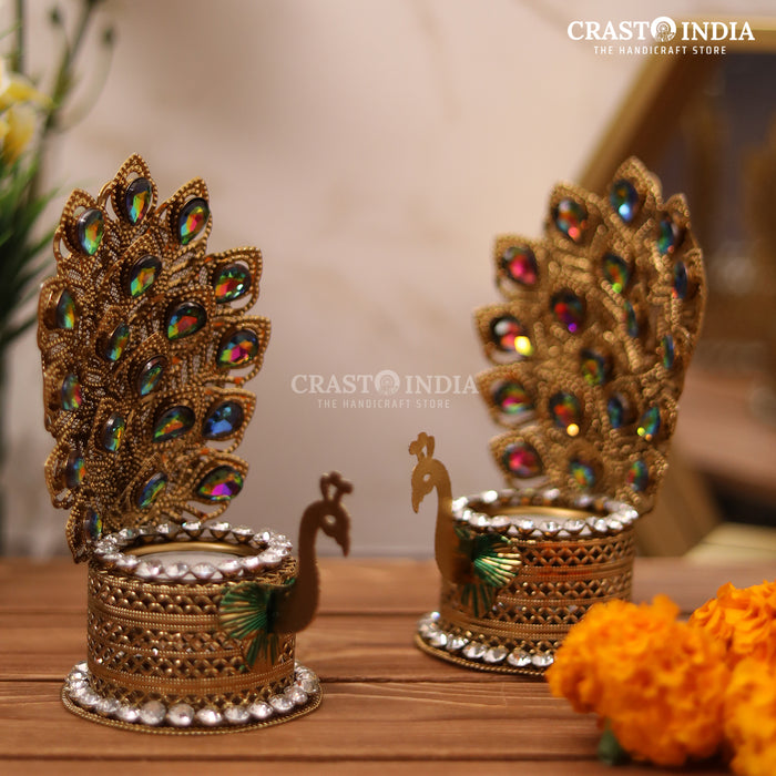 CRASTO INDIA HANDCRAFTED FESTIVE DIYA #35 (PAIR)