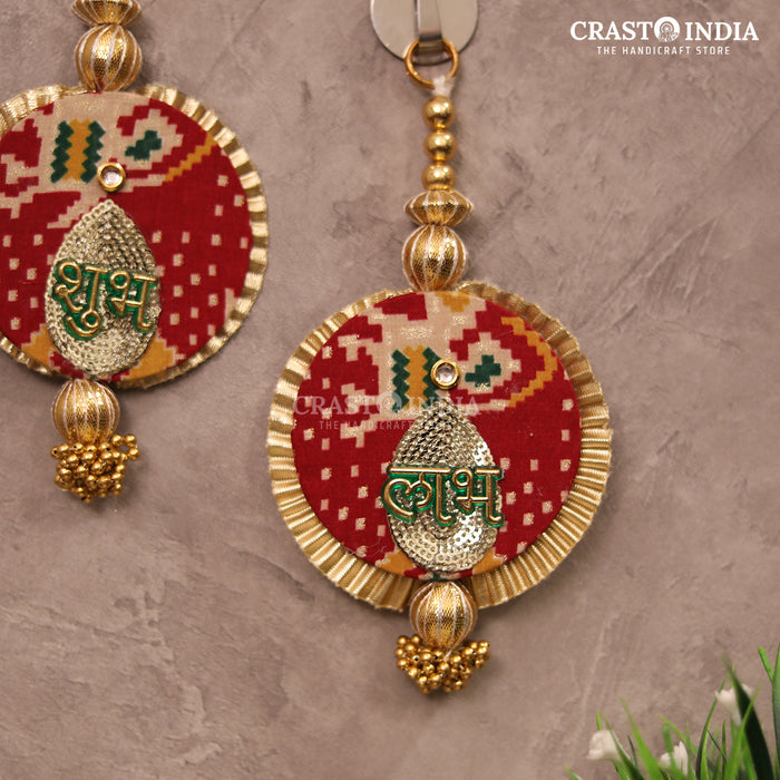 CRASTO INDIA HANDCRAFTED FESTIVE GOTA PATOLA SHUBH LABH