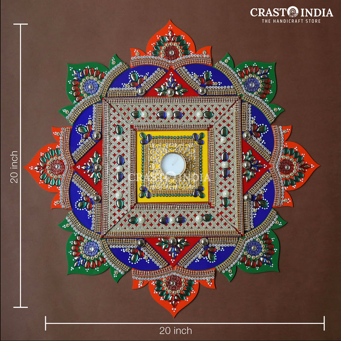 CRASTO INDIA HANDCRAFTED FESTIVE RANGOLI #3