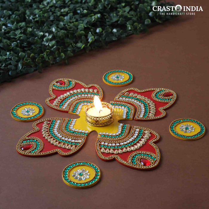 CRASTO INDIA HANDCRAFTED FESTIVE RANGOLI #13