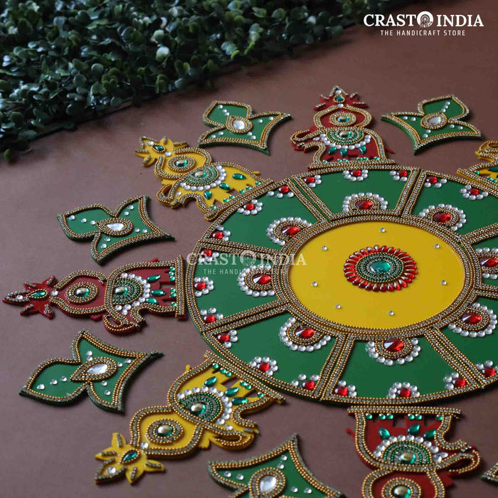 CRASTO INDIA HANDCRAFTED FESTIVE RANGOLI #10