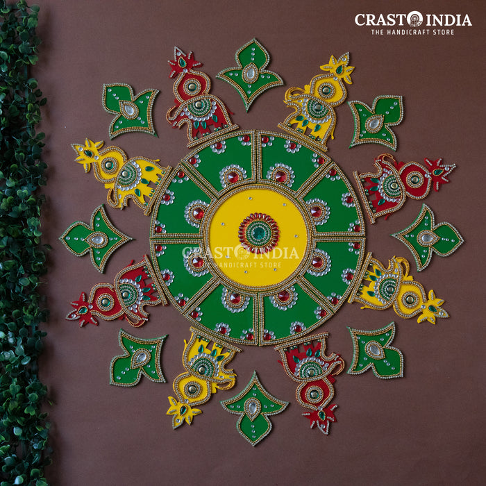 CRASTO INDIA HANDCRAFTED FESTIVE RANGOLI #10