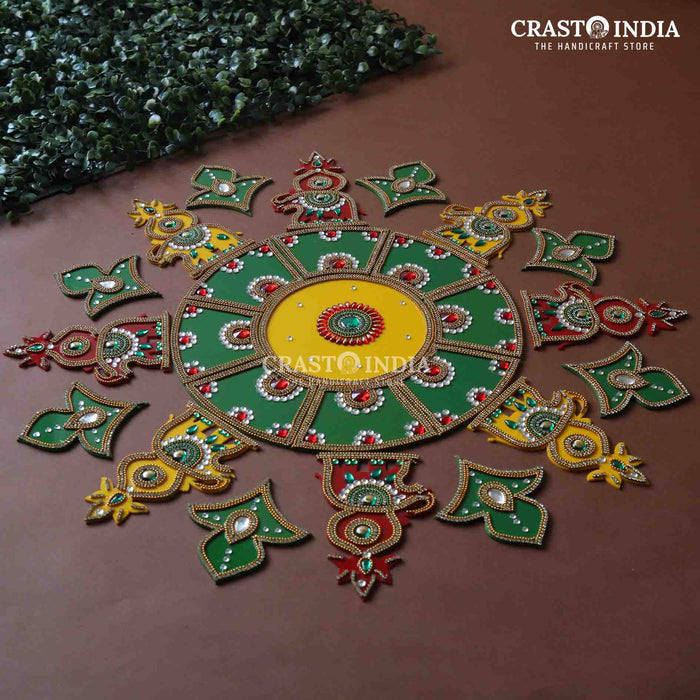 CRASTO INDIA HANDCRAFTED FESTIVE RANGOLI #10