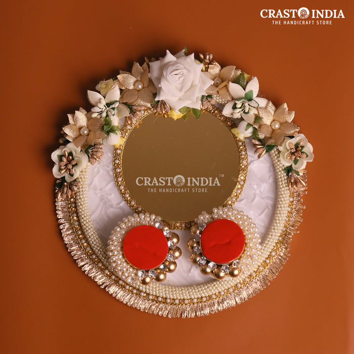 CRASTO INDIA HANDCRAFTED FESTIVE ENGAGEMENT RING PLATTER #6