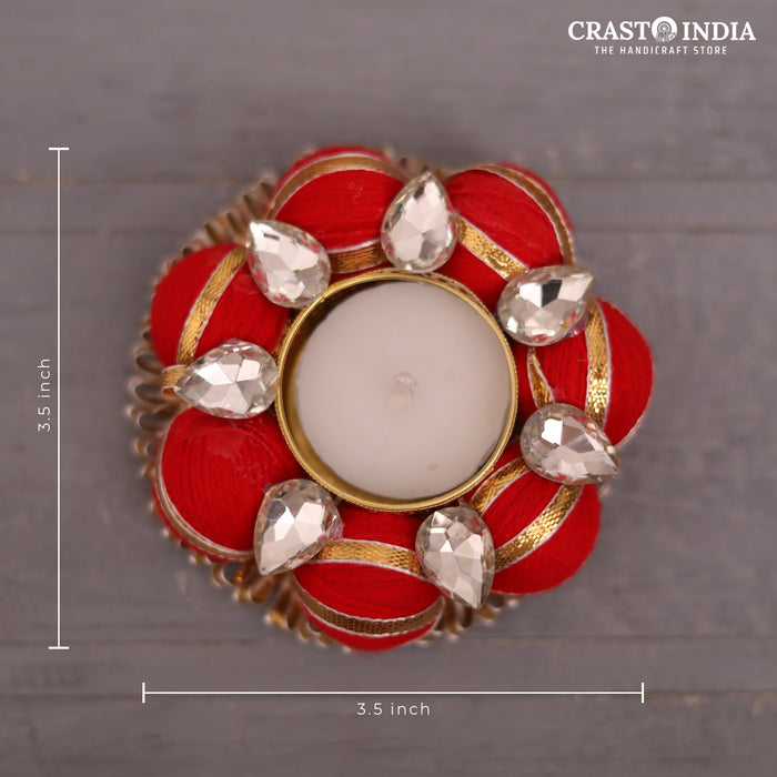 CRASTO INDIA HANDCRAFTED FESTIVE DIYA #21 (PAIR)