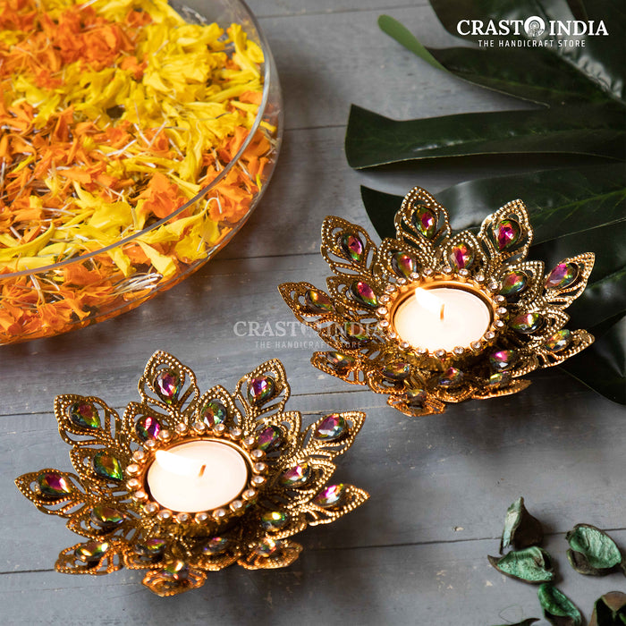 CRASTO INDIA HANDCRAFTED FESTIVE DIYA #9 (PAIR)