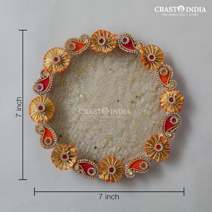 CRASTO INDIA HANDCRAFTED FESTIVE POOJA THALI #3