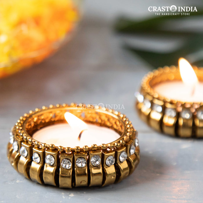 CRASTO INDIA HANDCRAFTED FESTIVE DIYA #17 (PACK OF 12)