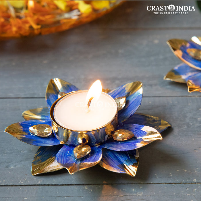 CRASTO INDIA HANDCRAFTED FESTIVE DIYA #8 (PAIR)