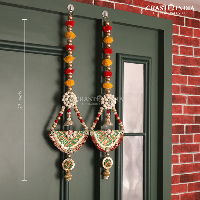 CRASTO INDIA HANDCRAFTED FESTIVE SIDE-HANGINGS #15 (PAIR)