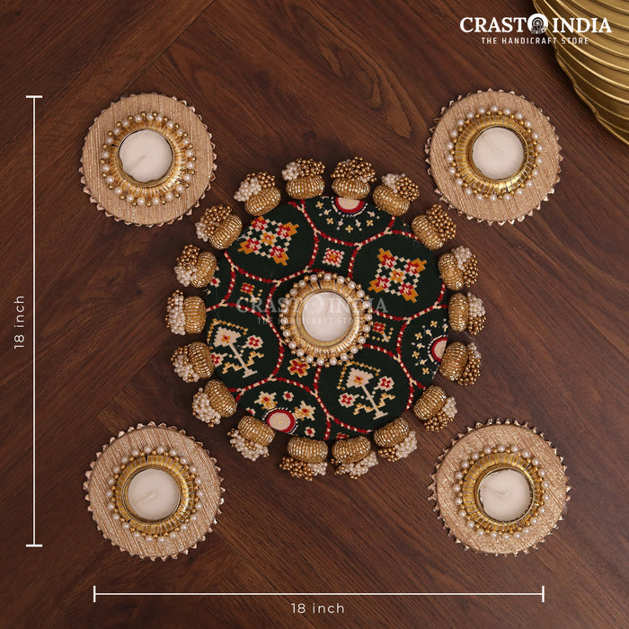 CRASTO INDIA HANDCRAFTED FESTIVE RANGOLI #33 - REVERSIBLE