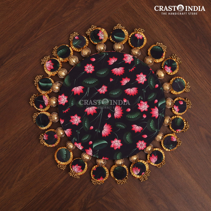 CRASTO INDIA HANDCRAFTED FESTIVE RANGOLI #34 - REVERSIBLE - BIG