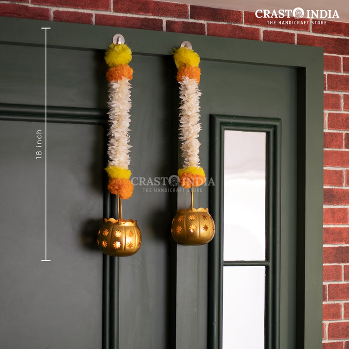 CRASTO INDIA HANDCRAFTED FESTIVE SIDE-HANGINGS #13 (PAIR)