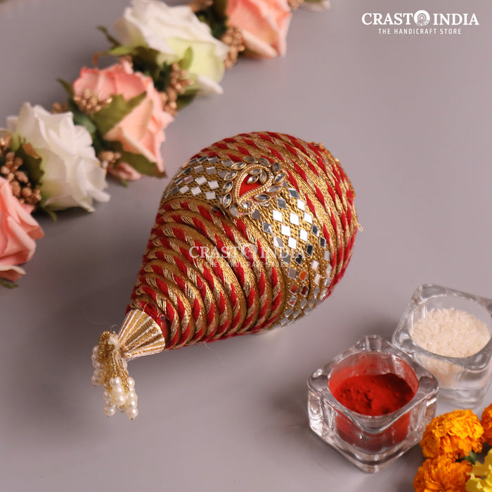 CRASTO INDIA HANDCRAFTED FESTIVE NARIYAL #5