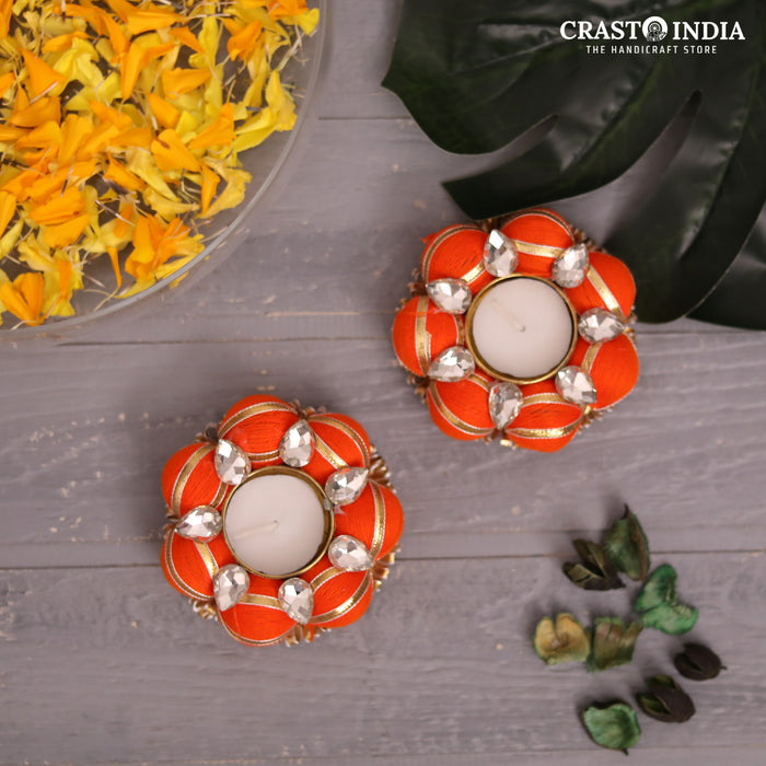 CRASTO INDIA HANDCRAFTED FESTIVE DIYA #21 (PAIR)