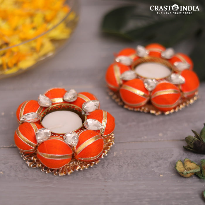 CRASTO INDIA HANDCRAFTED FESTIVE DIYA #21 (PAIR)