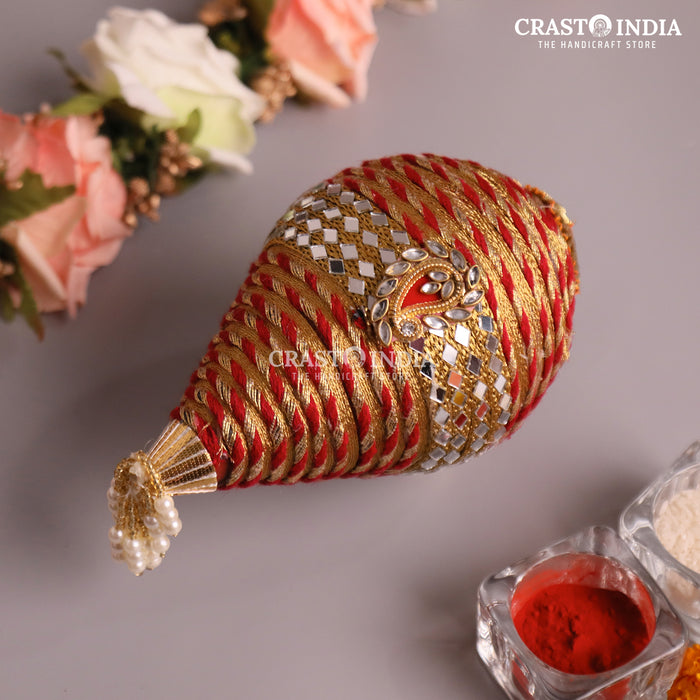 CRASTO INDIA HANDCRAFTED FESTIVE NARIYAL #5