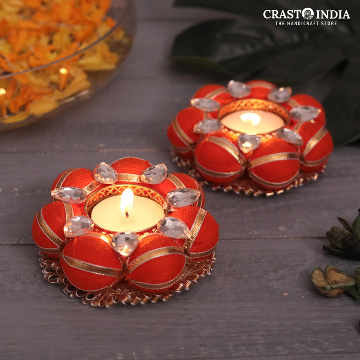 CRASTO INDIA HANDCRAFTED FESTIVE DIYA #21 (PAIR)