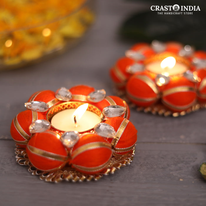 CRASTO INDIA HANDCRAFTED FESTIVE DIYA #21 (PAIR)