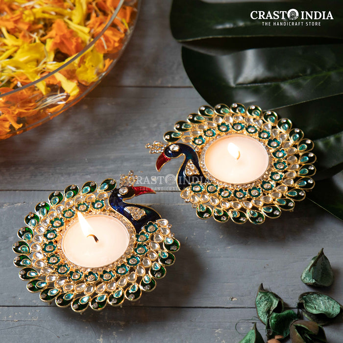 CRASTO INDIA HANDCRAFTED FESTIVE DIYA #12 (PAIR)