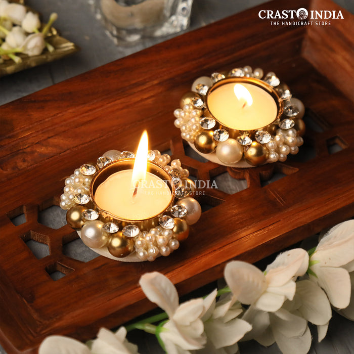 CRASTO INDIA HANDCRAFTED FESTIVE DIYA #16 (PACK OF 12)