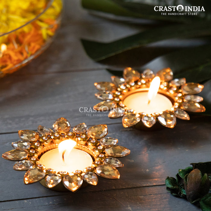 CRASTO INDIA HANDCRAFTED FESTIVE DIYA #20 (PAIR)