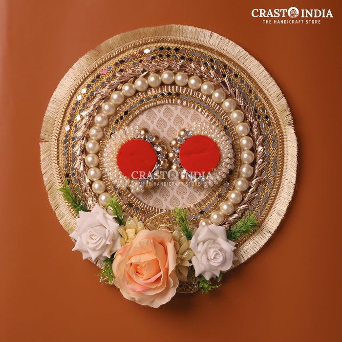 CRASTO INDIA HANDCRAFTED FESTIVE ENGAGEMENT RING PLATTER #1