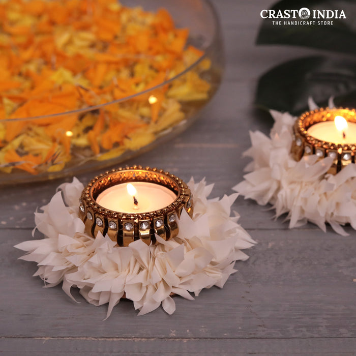 CRASTO INDIA HANDCRAFTED FESTIVE DIYA #28 (PAIR)