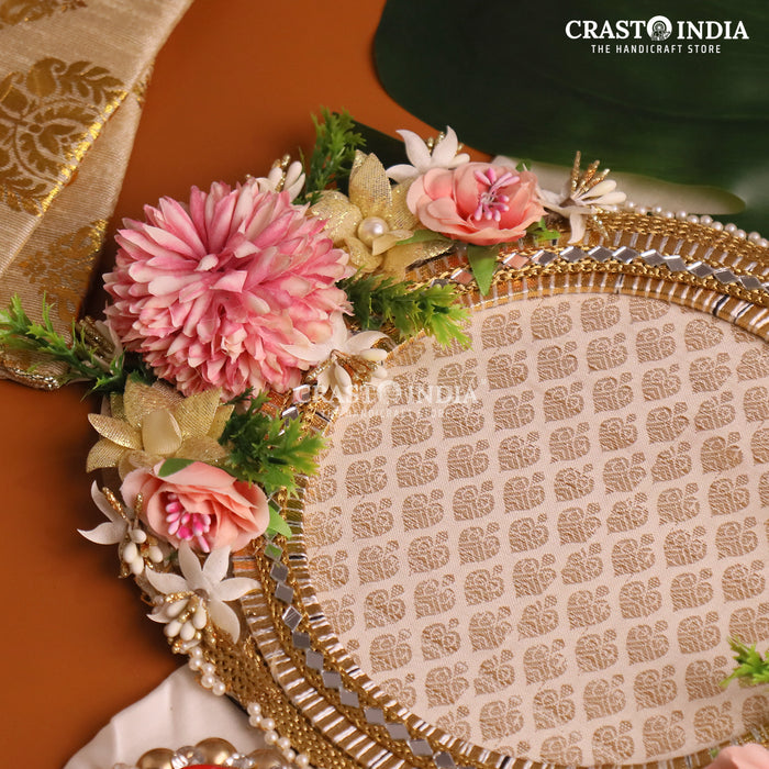 CRASTO INDIA HANDCRAFTED FESTIVE ENGAGEMENT RING PLATTER #3