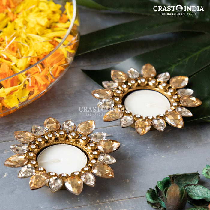 CRASTO INDIA HANDCRAFTED FESTIVE DIYA #20 (PAIR)