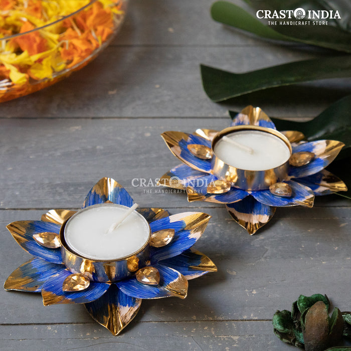 CRASTO INDIA HANDCRAFTED FESTIVE DIYA #8 (PAIR)