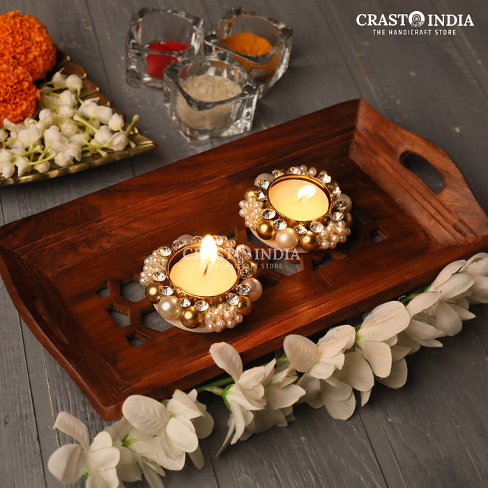 CRASTO INDIA HANDCRAFTED FESTIVE DIYA #16 (PACK OF 12)