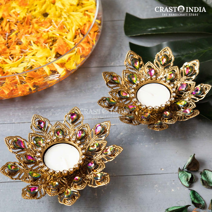 CRASTO INDIA HANDCRAFTED FESTIVE DIYA #9 (PAIR)