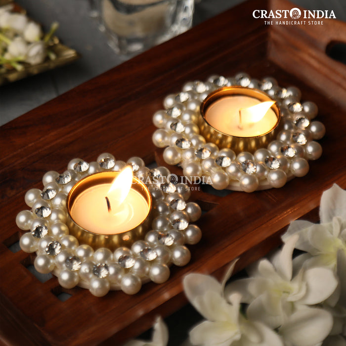 CRASTO INDIA HANDCRAFTED FESTIVE DIYA #7 (PAIR)