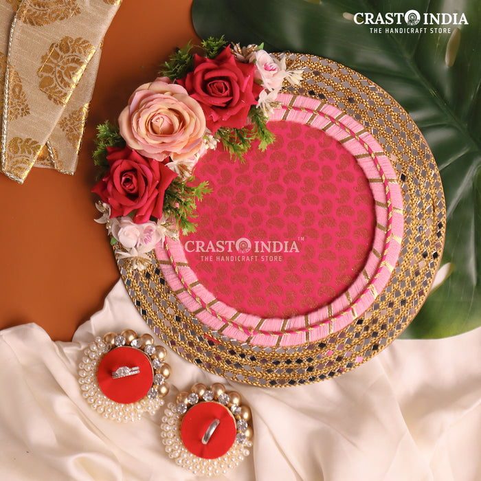 CRASTO INDIA HANDCRAFTED FESTIVE ENGAGEMENT RING PLATTER #2