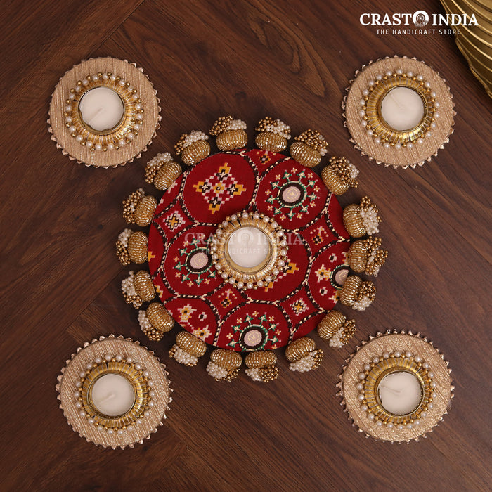 CRASTO INDIA HANDCRAFTED FESTIVE RANGOLI #33 - REVERSIBLE